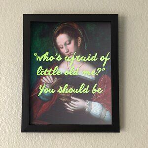 Framed Taylor Swift Eras Tour Quote Wall Art | Pop Art for Home, Office, or Gym